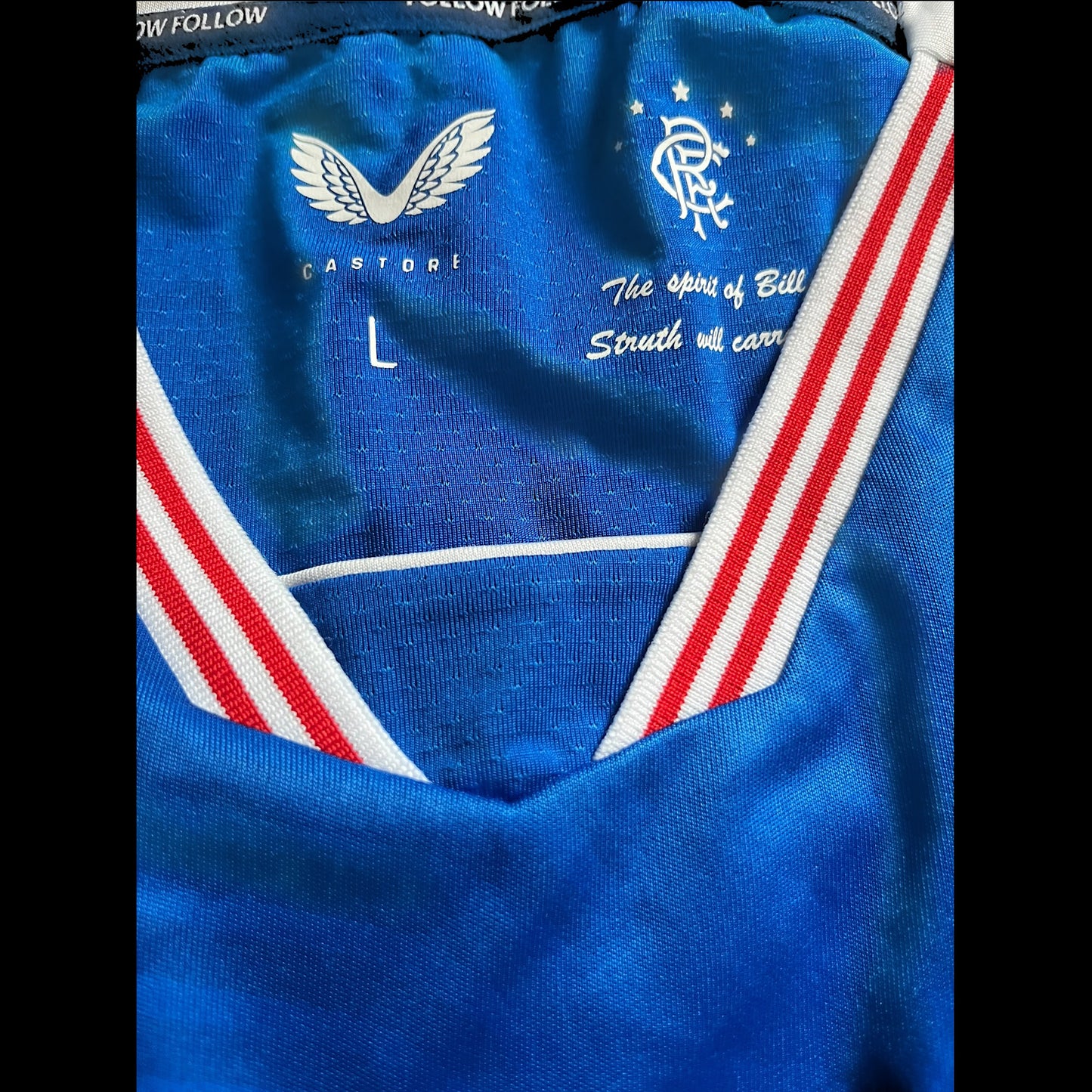 Glasgow Rangers 2020/2021 Home Football Shirt Large