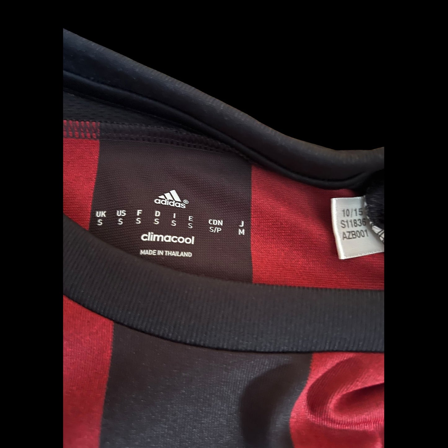 AC Milan 2015/2016 Home Football Shirt Small - Stephan El Shaarawy