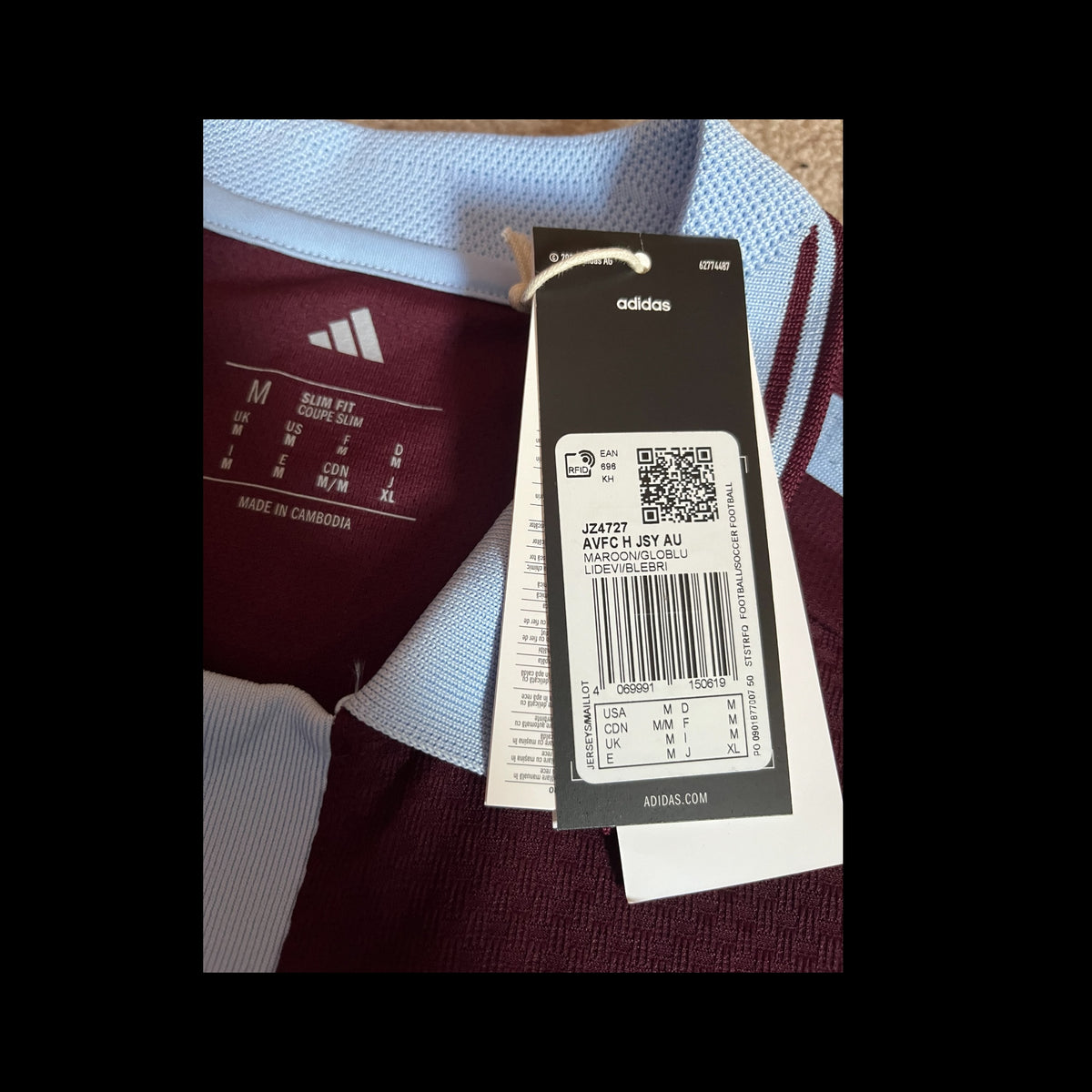 Aston Villa 2026/2027 Home Football Shirt Medium - John McGinn - Authentic Spec - BNWT