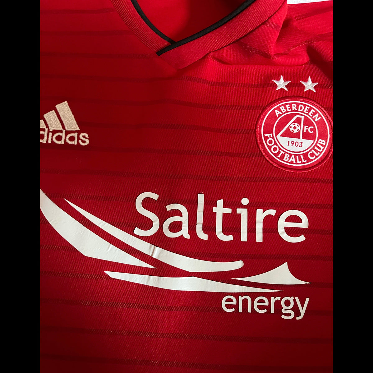 Aberdeen 2018/2019 Home Football Shirt Small