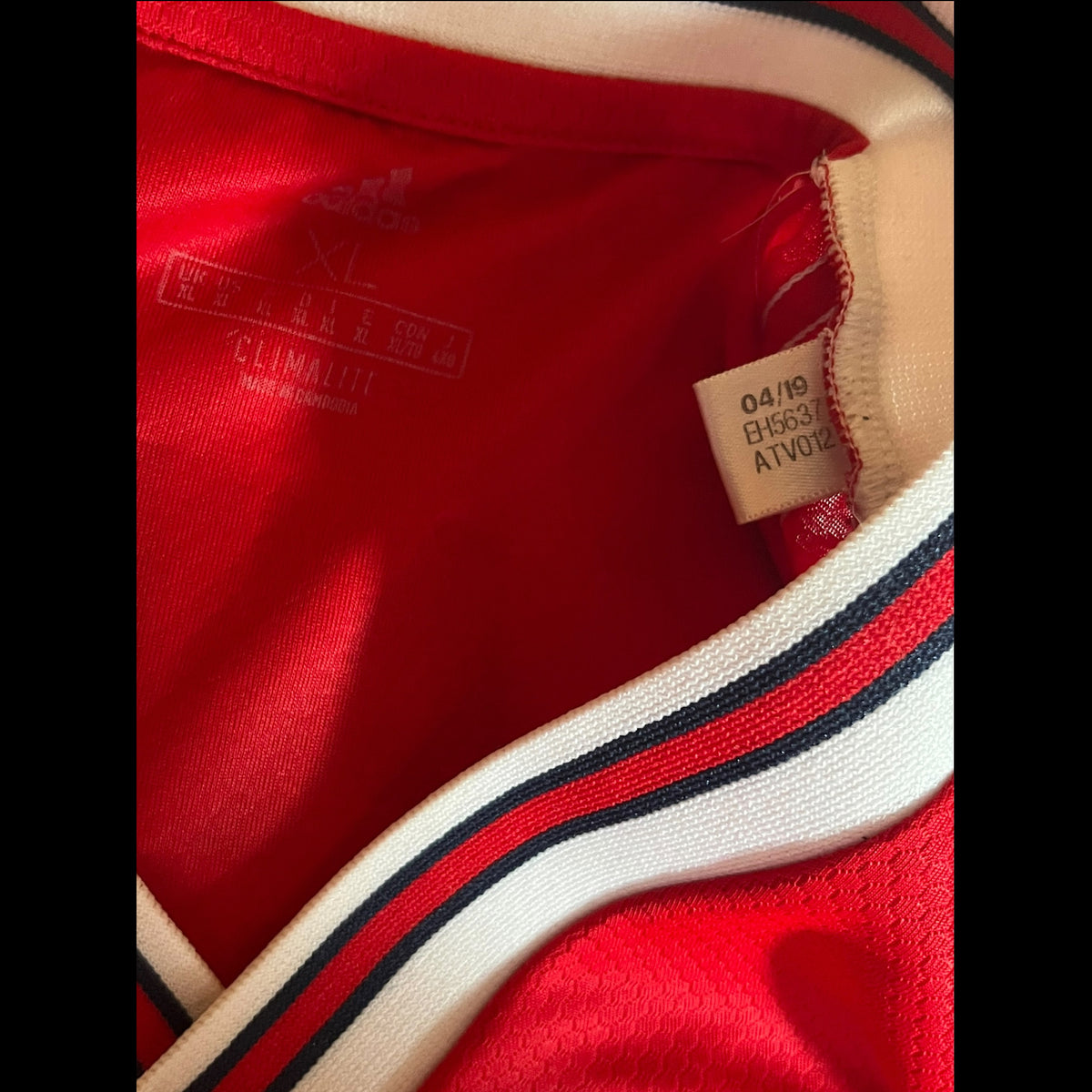 Arsenal 2019/2020 Home Football Shirt Extra Large - Bukayo Saka