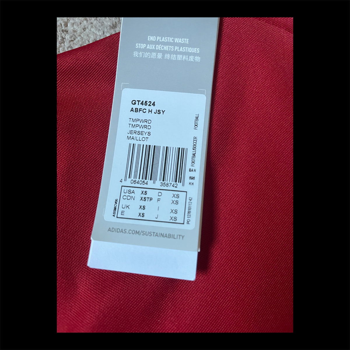 Aberdeen 2021/2022 Home Football Shirt Extra Small - BNWT