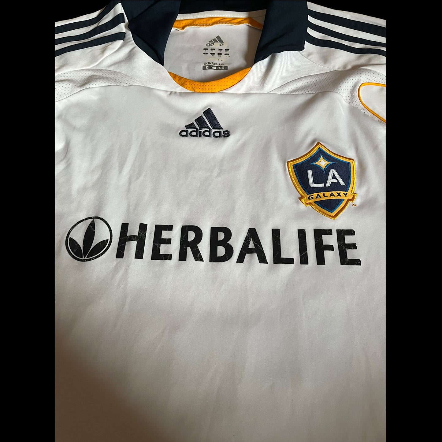 LA Galaxy 2007/2008 Home Football Shirt XXL - David Beckham