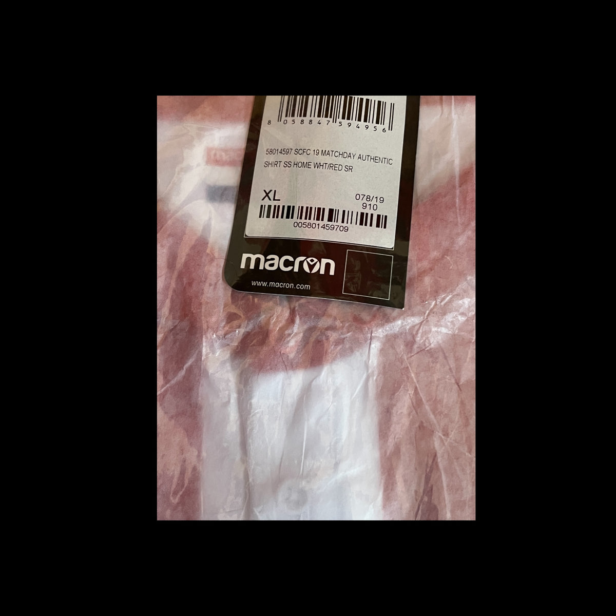 Stoke City 2019/2020 Home Football Shirt Extra Large - Fits Large - Authentic Spec - BNWT In Packaging