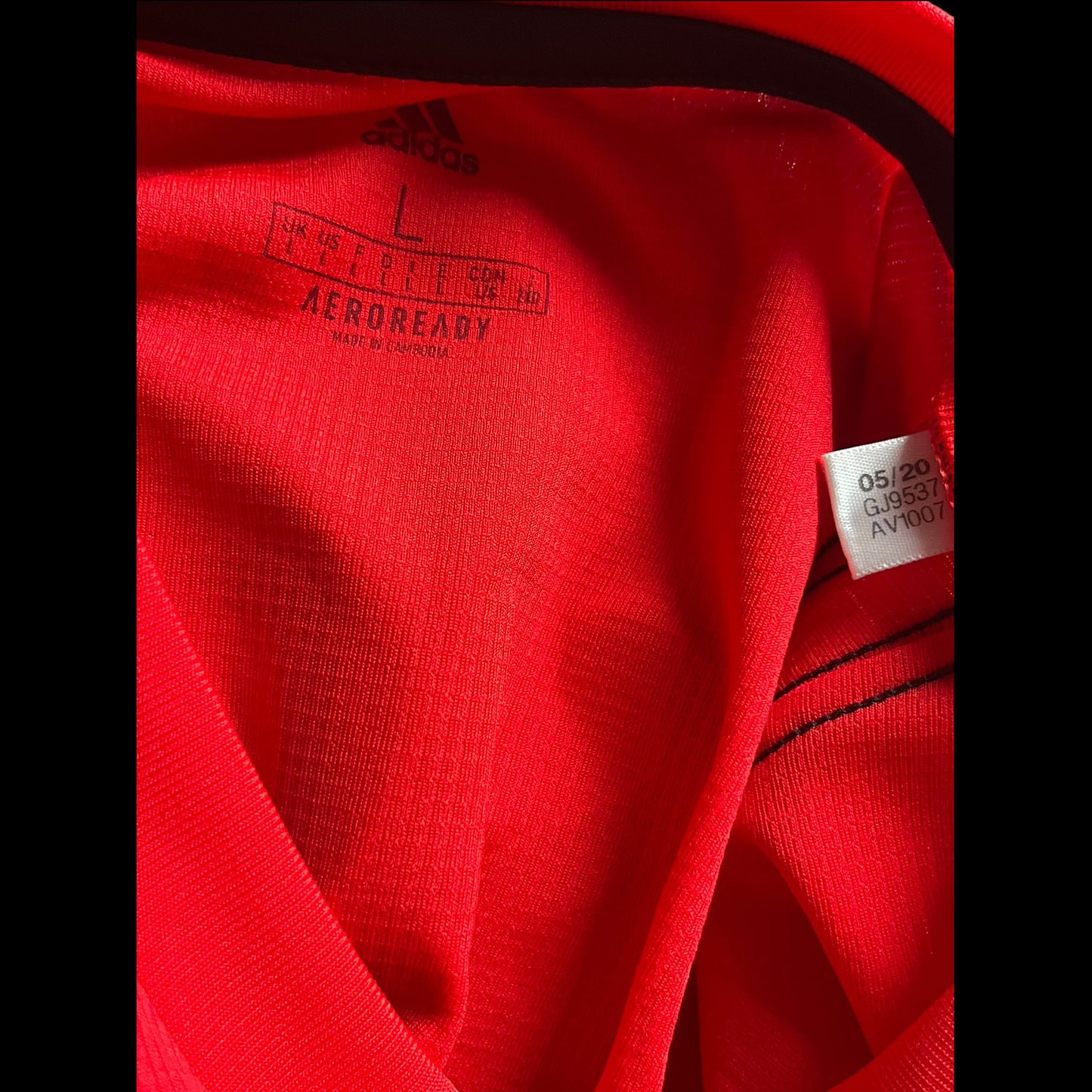 SL Benfica 2020/2021 Home Football Shirt Large