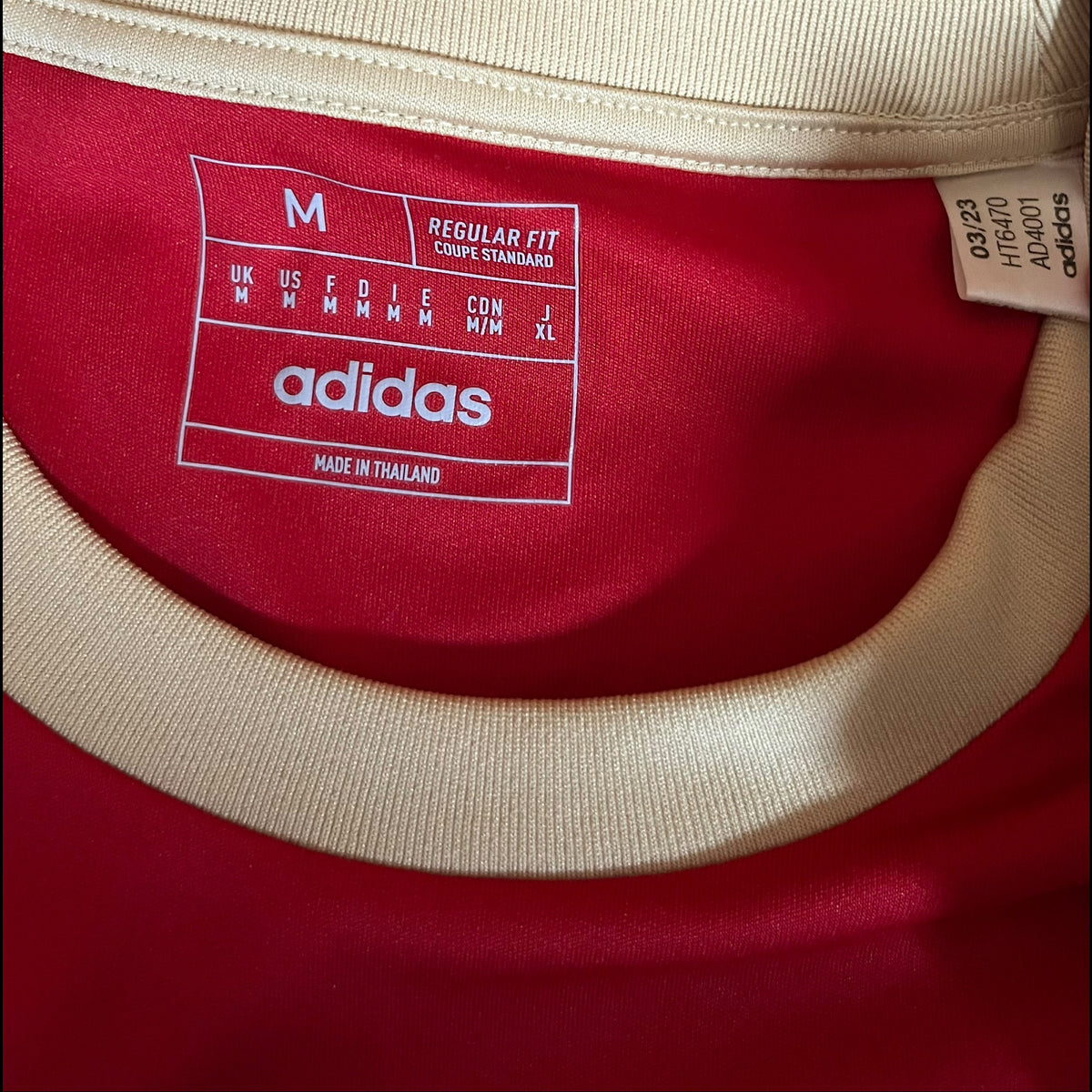Aberdeen 2023/2024 Home Football Shirt Medium