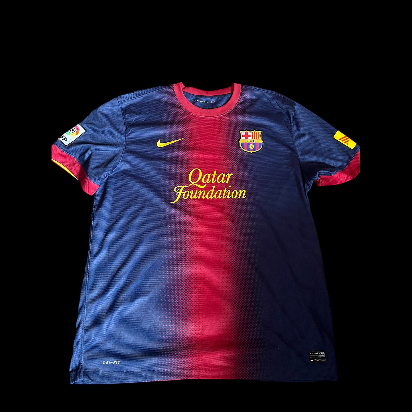 Barcelona 2012/2013 Home Football Shirt Extra Large - Lionel Messi