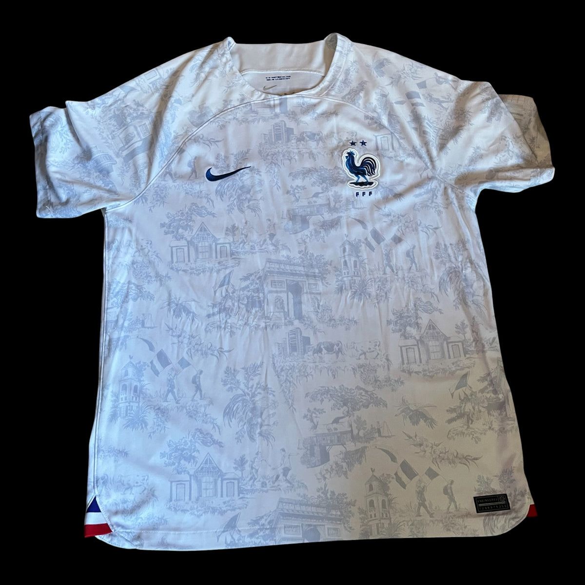 France 2022/2023 Away Football Shirt Extra Large - Karim Benzema