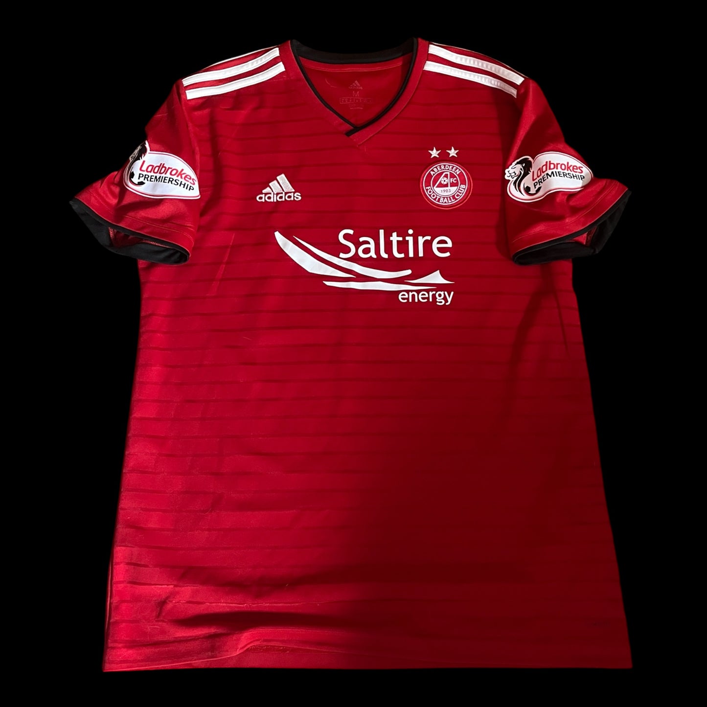 Aberdeen 2018/2019 Home Football Shirt Medium - Lewis Ferguson