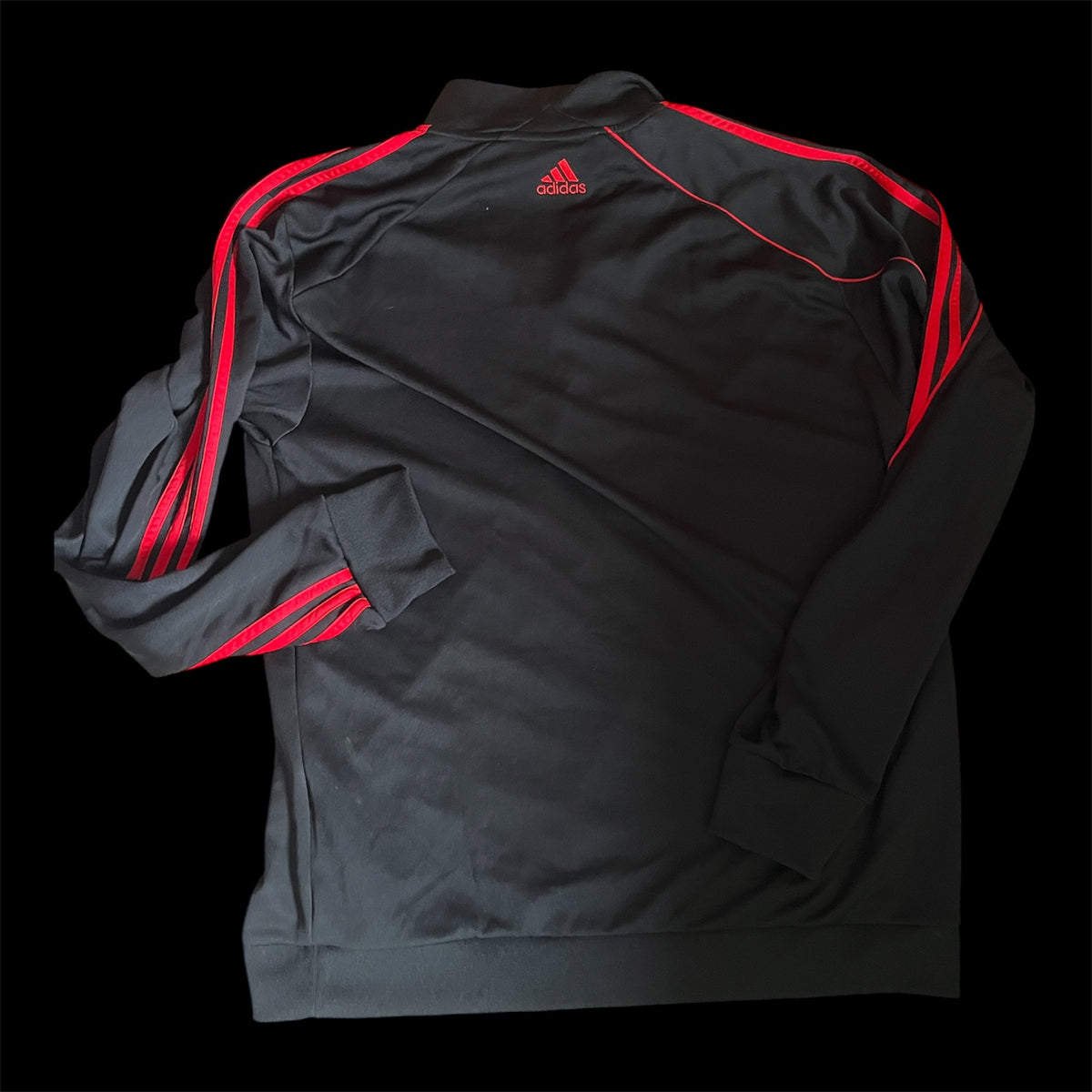 AC Milan 2009/2010 1/4 Zip Training Shirt Extra Large - UEFA Champions League Player Issue