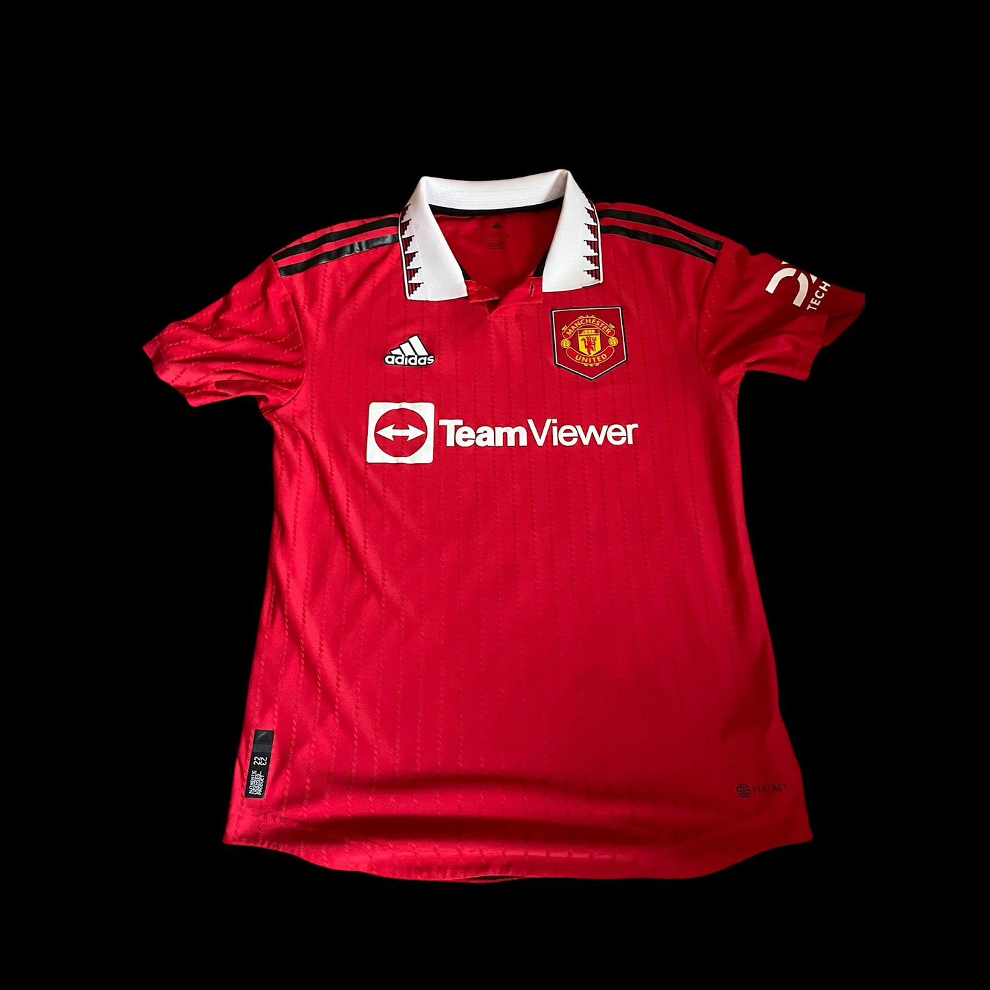 Manchester United 2022/2023 Home Football Shirt Medium - Heat.RDY