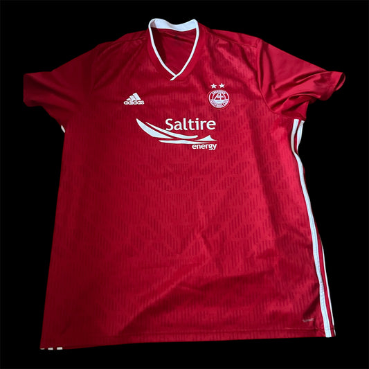 Aberdeen 2019/2020 Home Football Shirt XXL