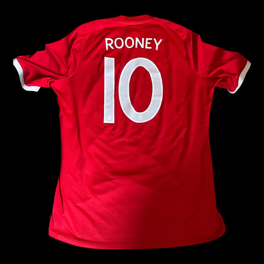 England 2010 Away Football Shirt Extra Large - Wayne Rooney