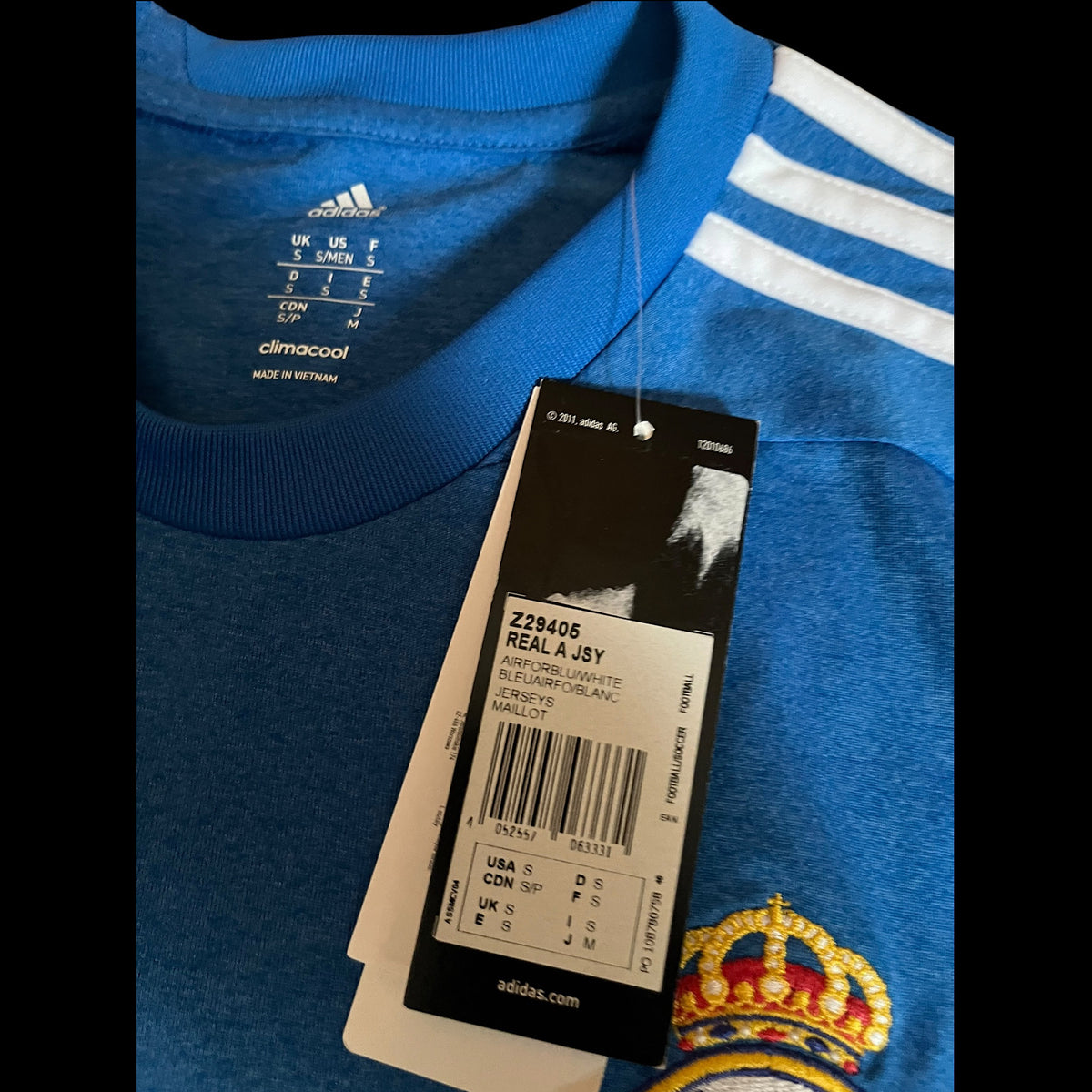 Real Madrid 2013/2014 Away Football Shirt Small - Cristiano Ronaldo - BNWT