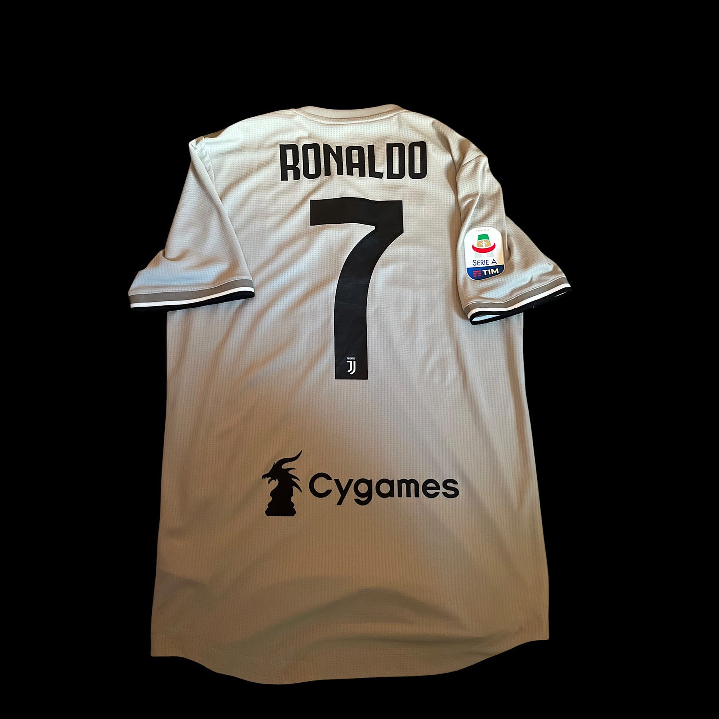 Juventus 2018/2019 Away Football Shirt Medium - Cristiano Ronaldo - Match Issued