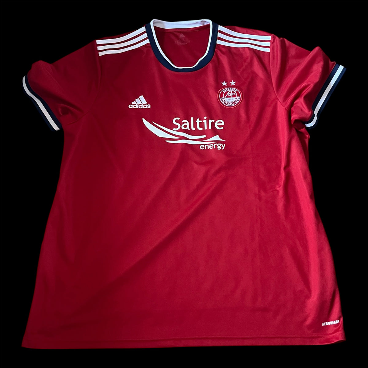 Aberdeen 2021/2022 Home Football Shirt XXL