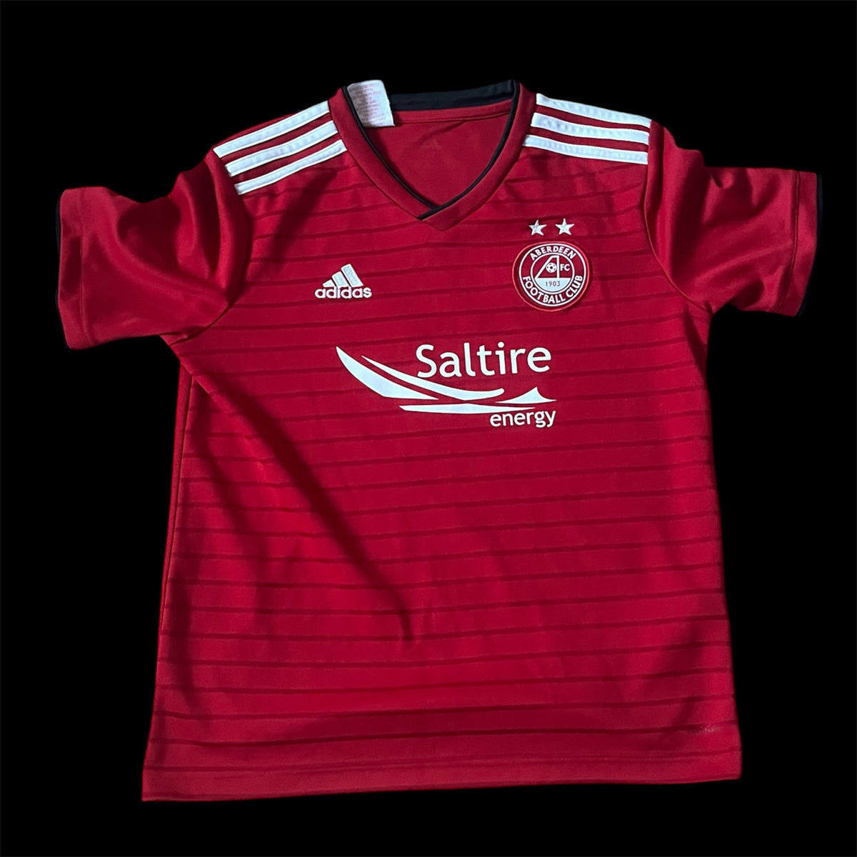 Aberdeen 2018/2019 Home Football Shirt Age 9-10