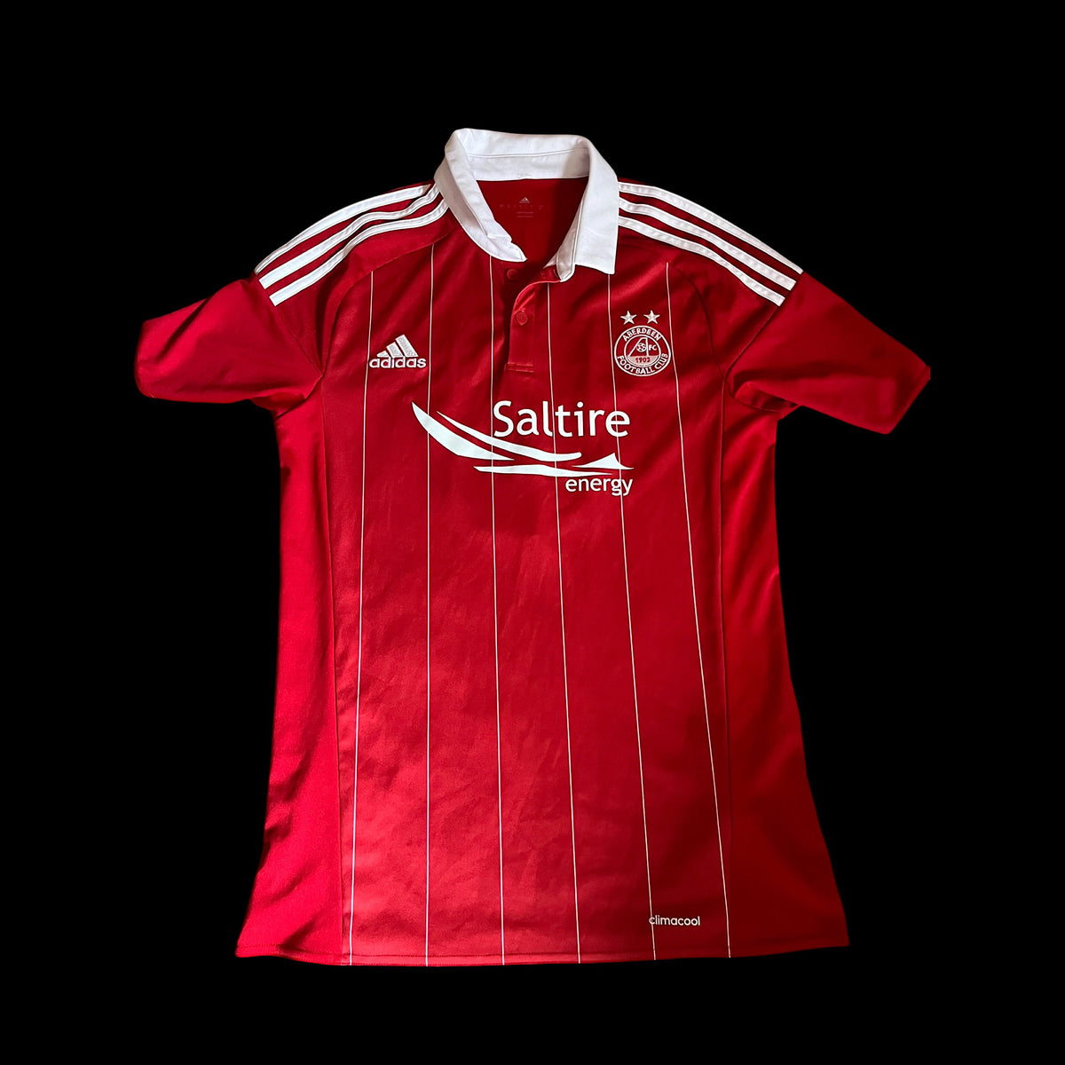 Aberdeen 2016/2017 Home Football Shirt Small - Adam Rooney