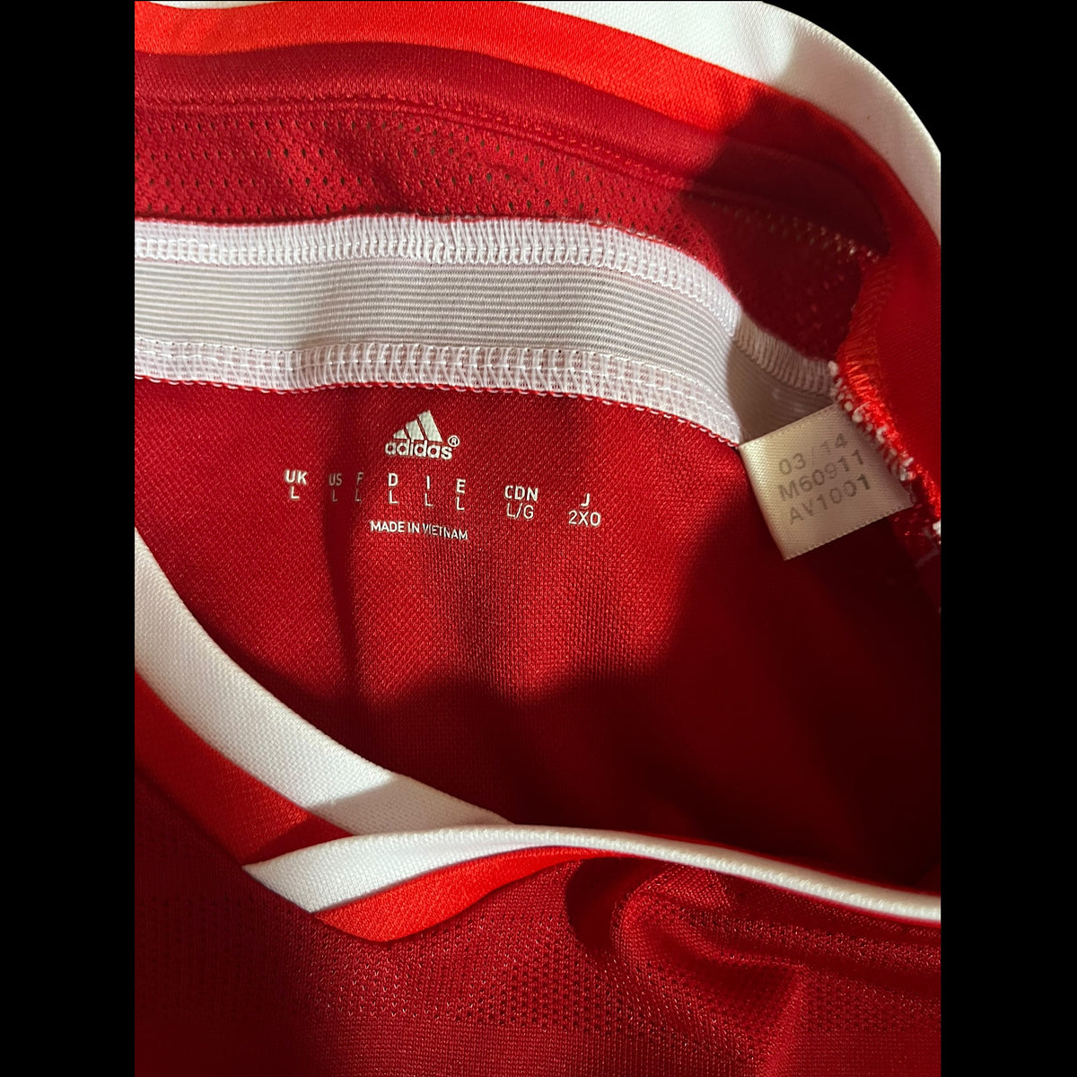 Aberdeen 2014/2015 Home Football Shirt Large - Fits Medium - Long Sleeve