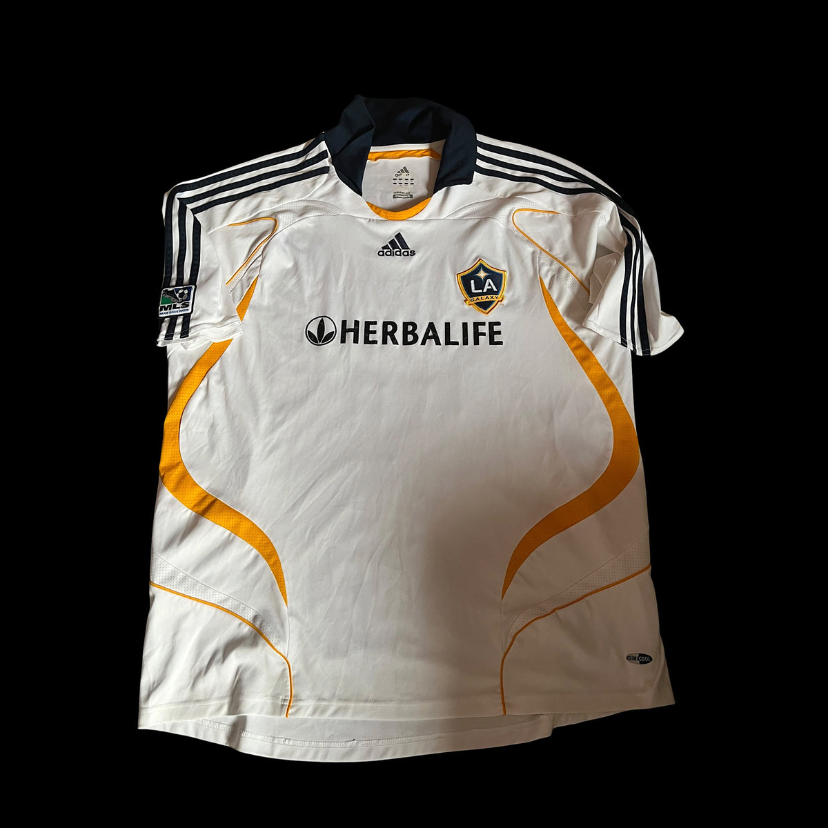 LA Galaxy 2007/2008 Home Football Shirt XXL - David Beckham