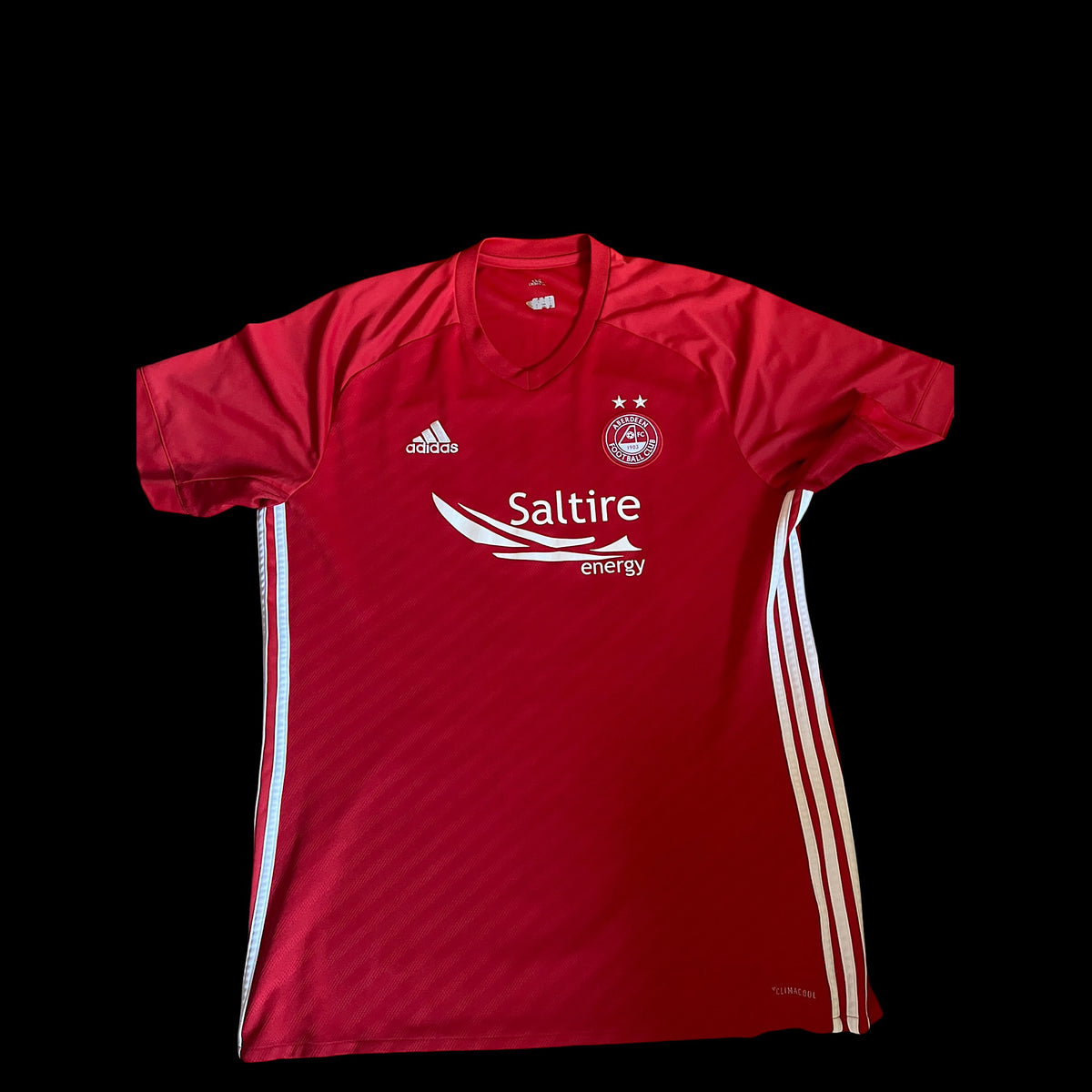 Aberdeen 2017/2018 Home Football Shirt Medium - Niall McGinn - Signed