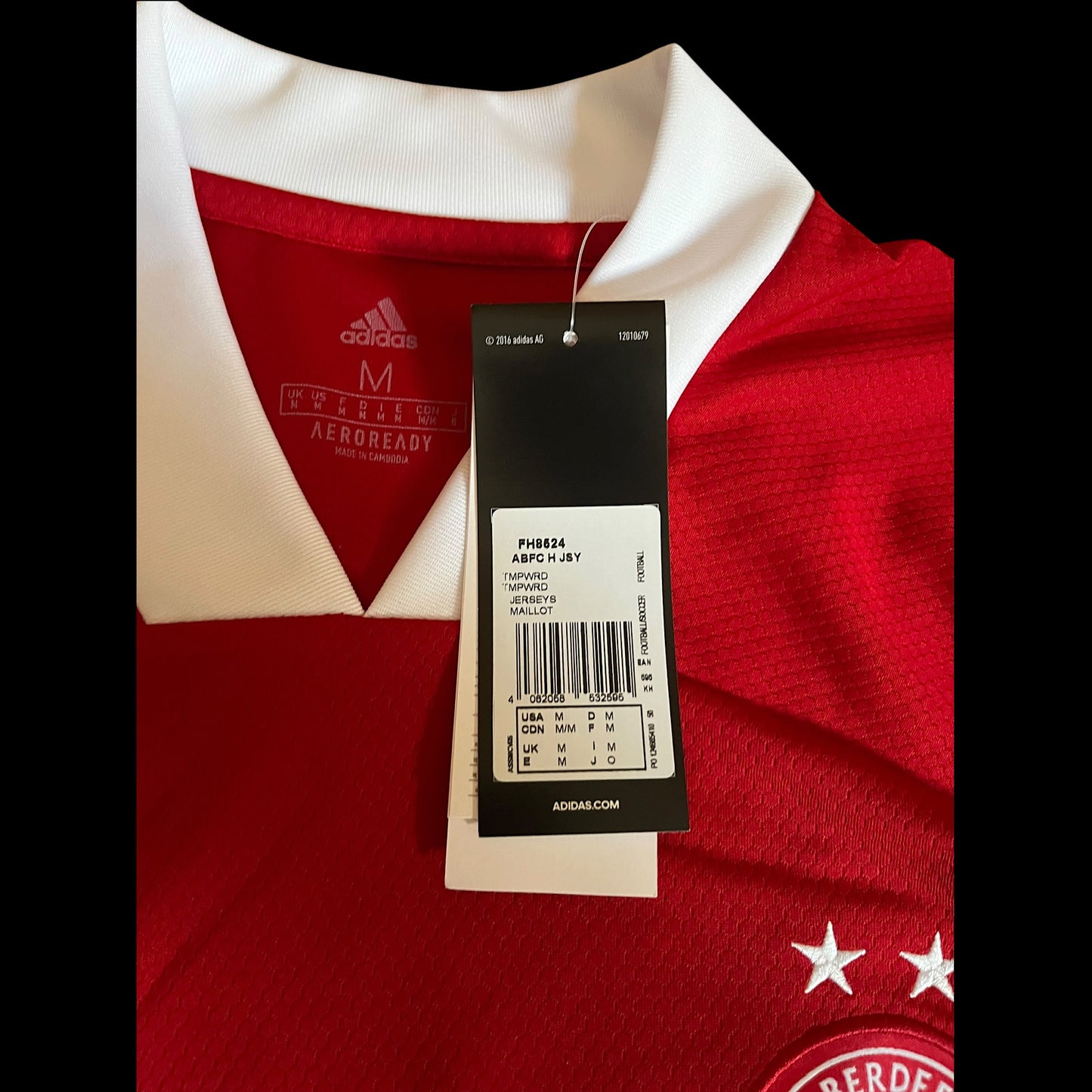 Aberdeen 2020/2021 Home Football Shirt Medium - BNWT (3)