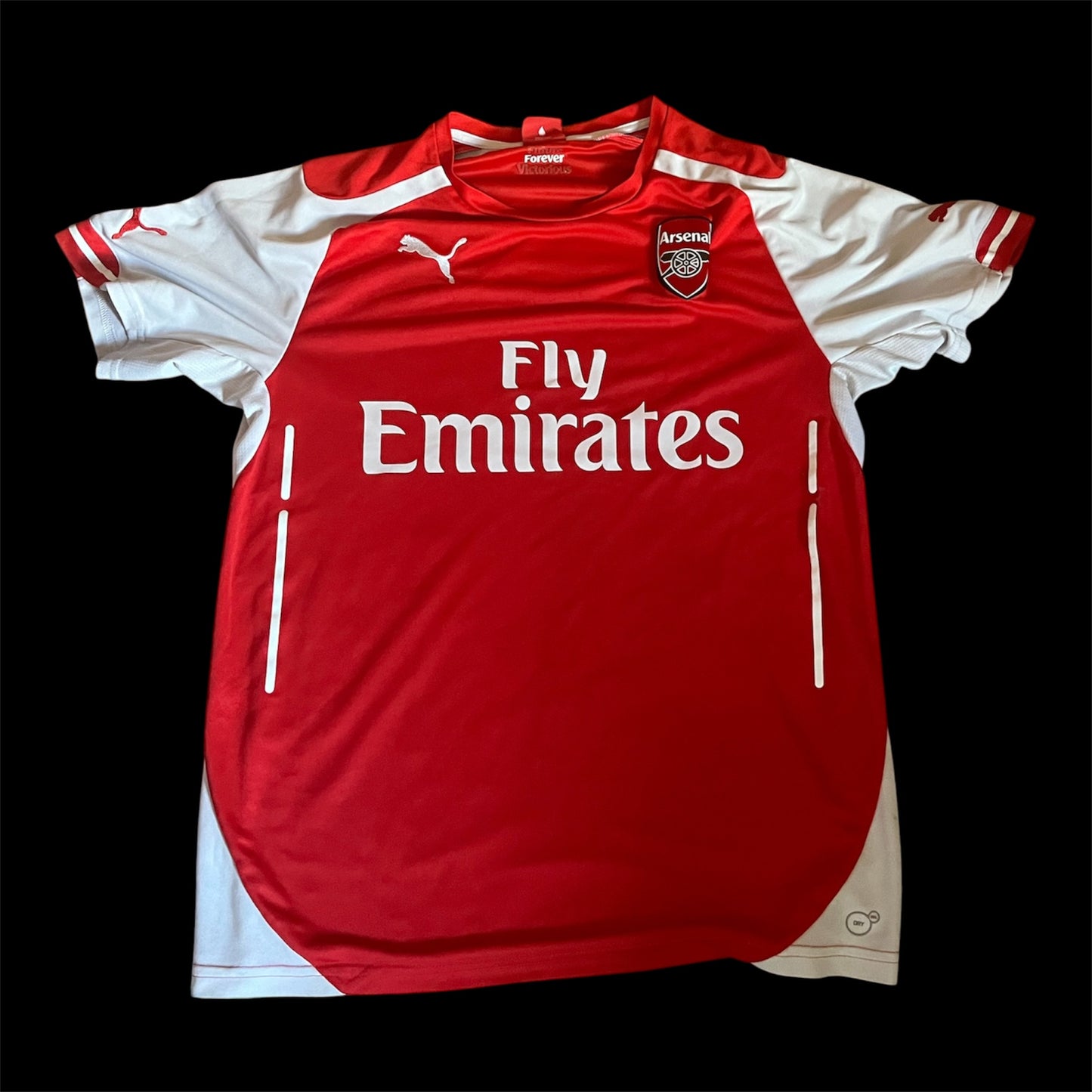 Arsenal 2014/2015 Home Football Shirt Medium - Fits Small
