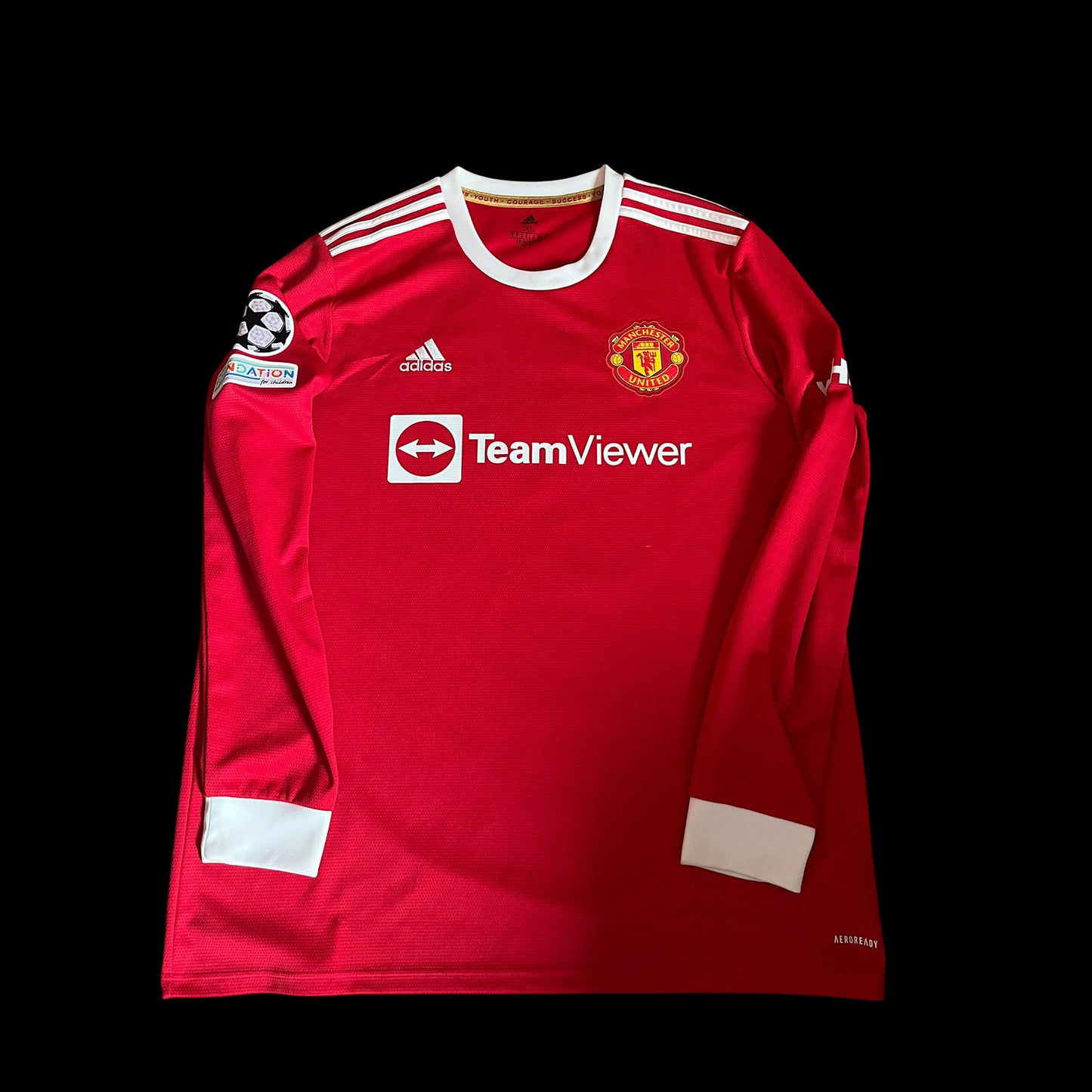 Manchester United 2021/2022 Home Football Shirt Extra Large - Cristiano Ronaldo - Long Sleeve