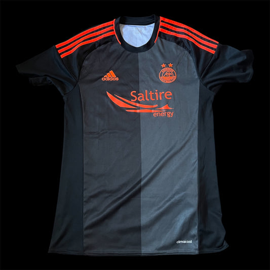 Aberdeen 2016/2017 Away Football Shirt Small