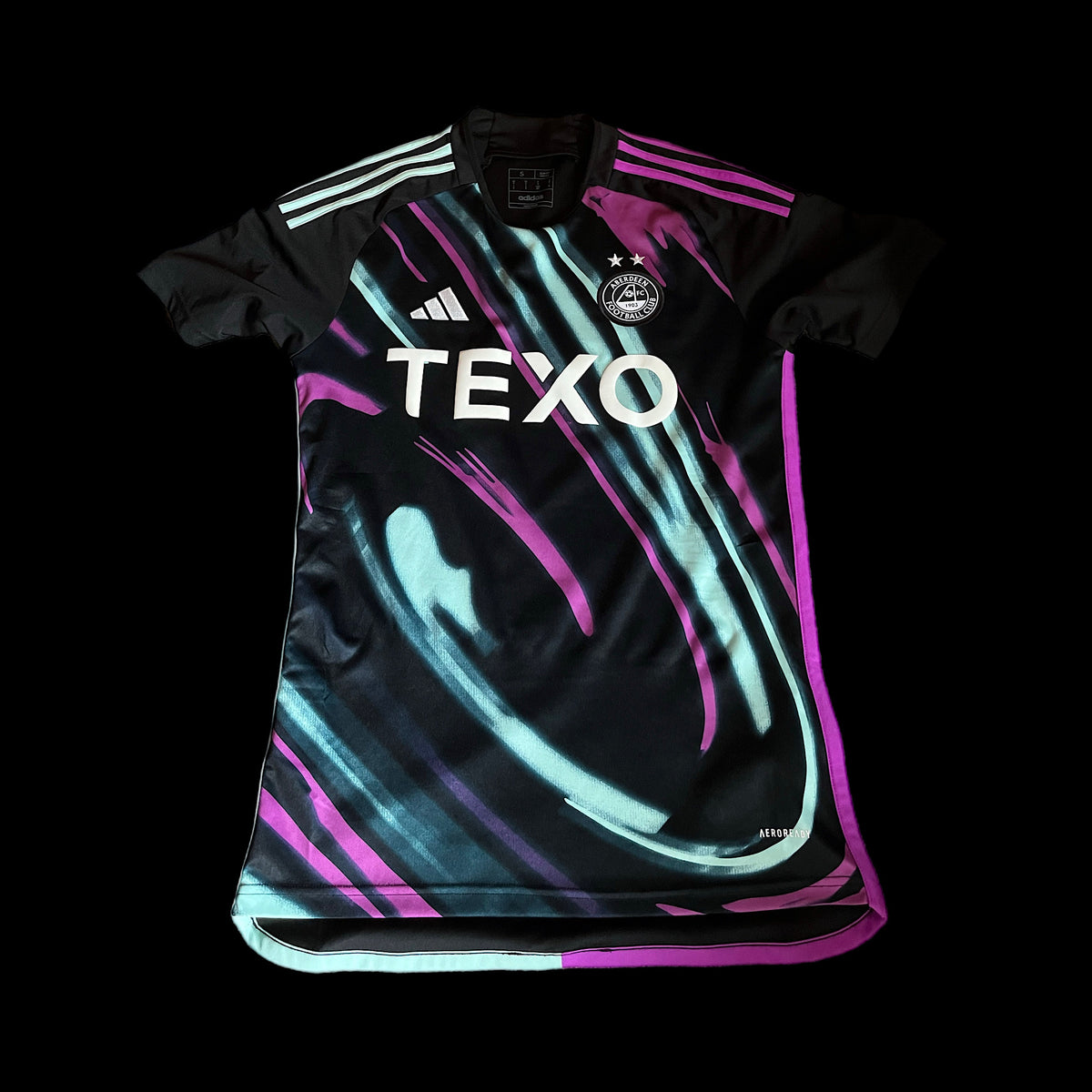 Aberdeen 2023/2024 Away Football Shirt Small - Northern Lights