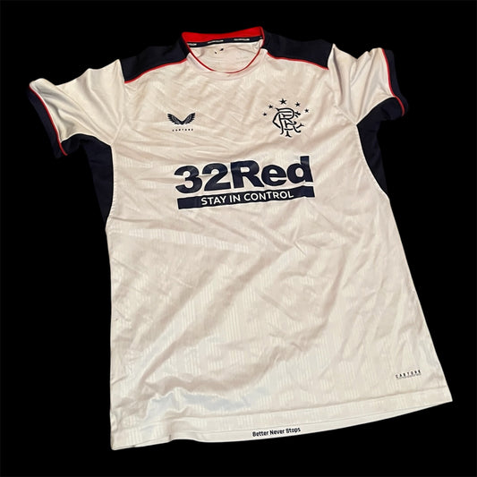 Glasgow Rangers 2020/2021 Away Football Shirt Medium