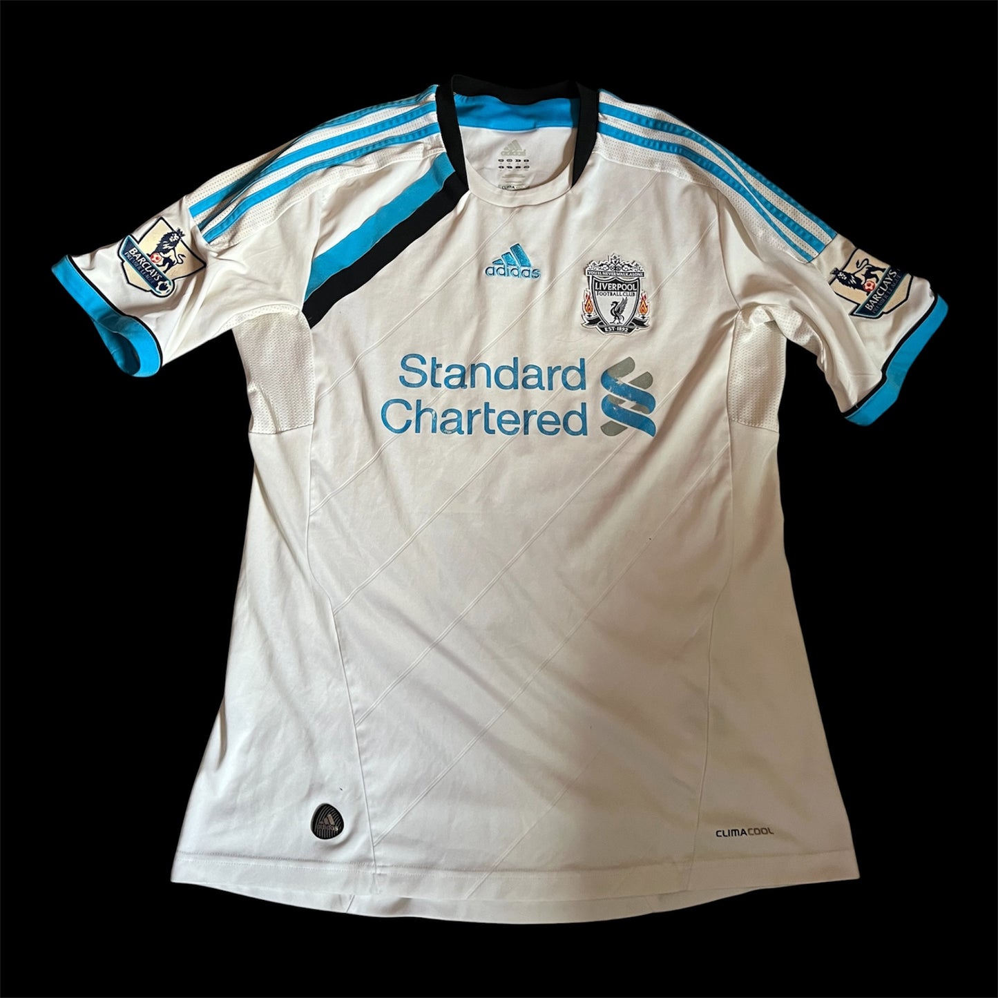 Liverpool 2011/2012 Third Football Shirt Medium - Luis Suarez