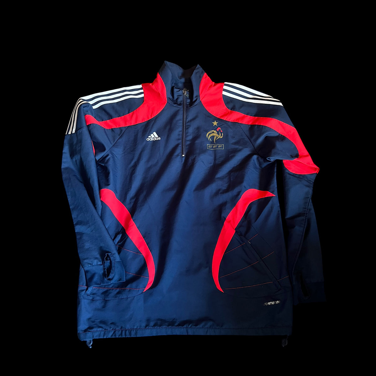 France 2008/2009 Shell Jacket 1/4 Zip Extra Large - Formotion Player Issue