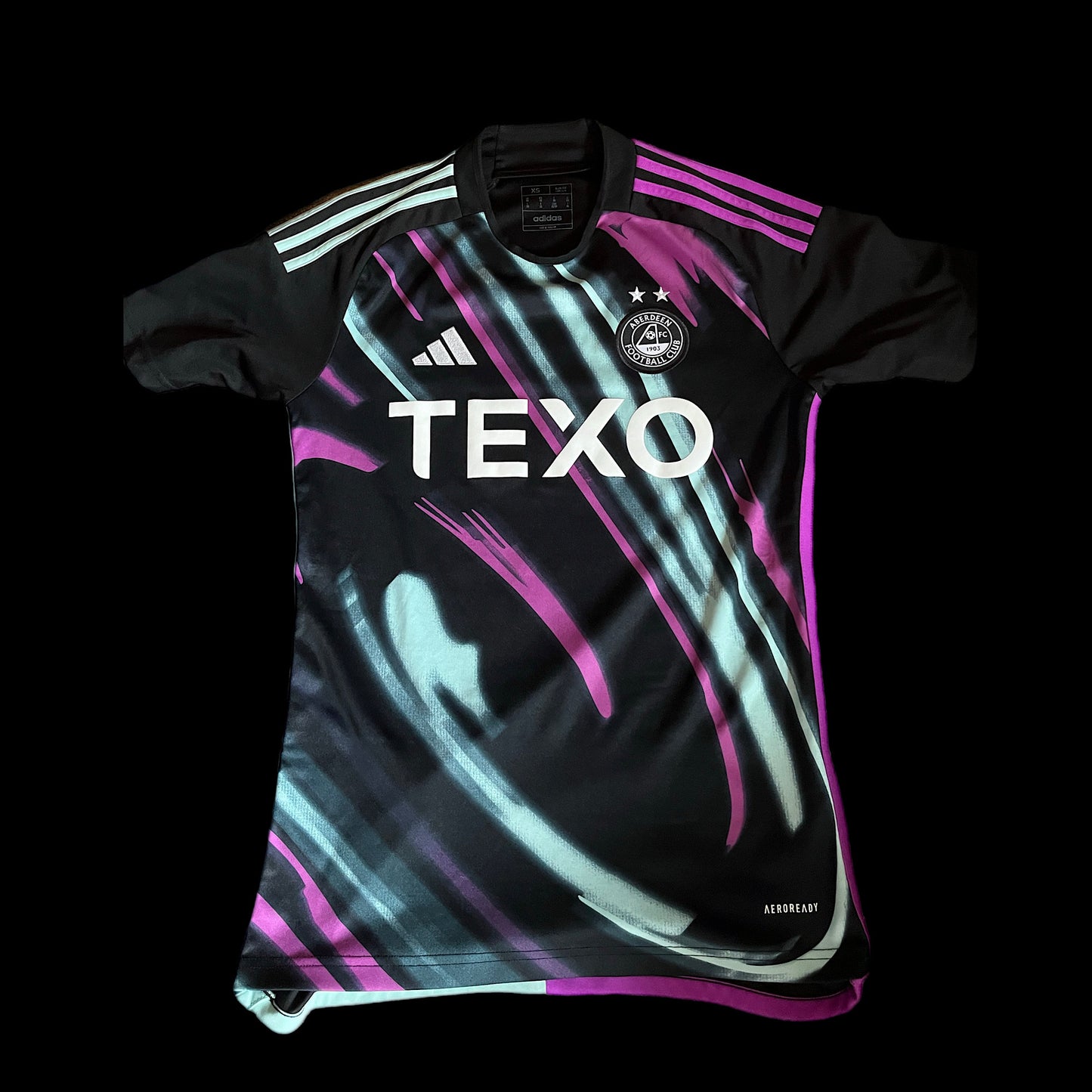 Aberdeen 2023/2024 Away Football Shirt Extra Small - Northern Lights (2)