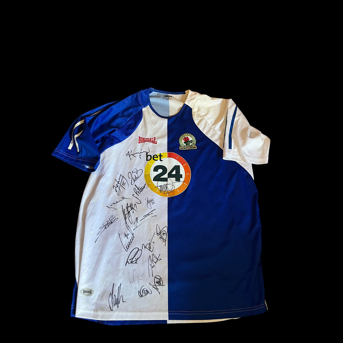 Blackburn Rovers 2006/2007 Home Football Shirt Extra Large - Squad Signed