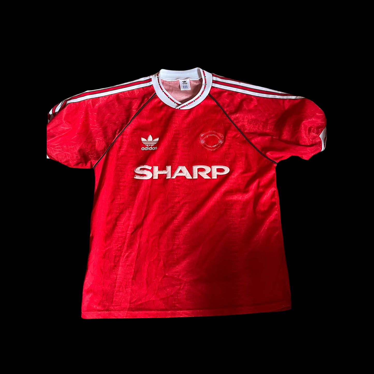 Manchester United 1990/1991/1992 Home Football Shirt Large