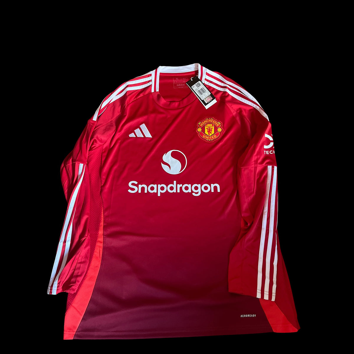 Manchester United 2024/2025 Home Football Shirt Extra Large - Long Sleeve - BNWT