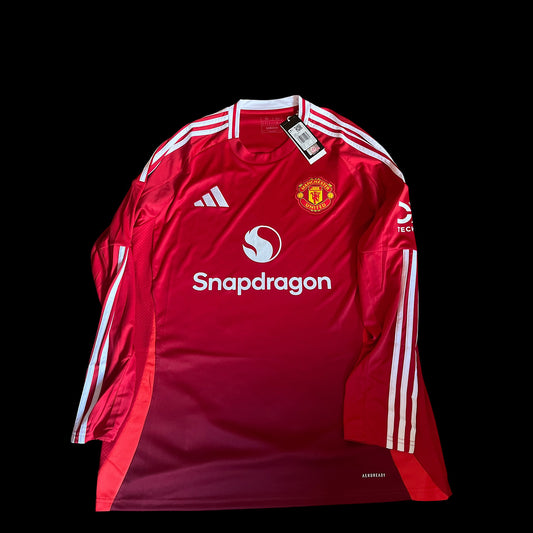 Manchester United 2024/2025 Home Football Shirt Extra Large - Long Sleeve - BNWT