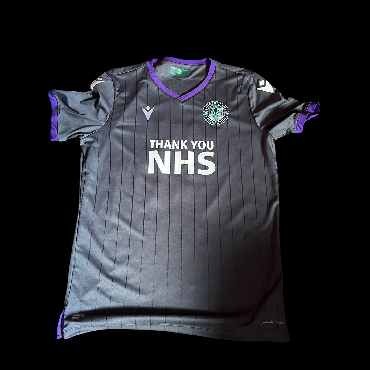 Hibernian 2020/2021 Home Football Shirt XXL - Fits XL - Kevin Nisbet
