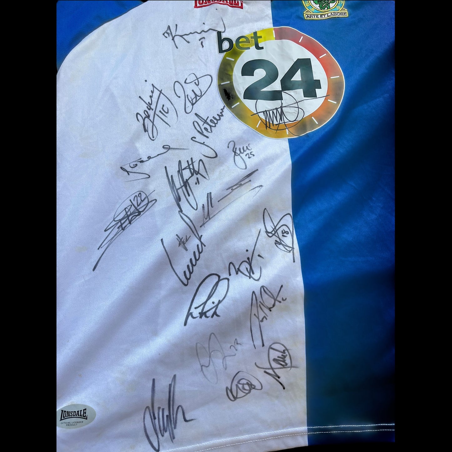 Blackburn Rovers 2006/2007 Home Football Shirt Extra Large - Squad Signed