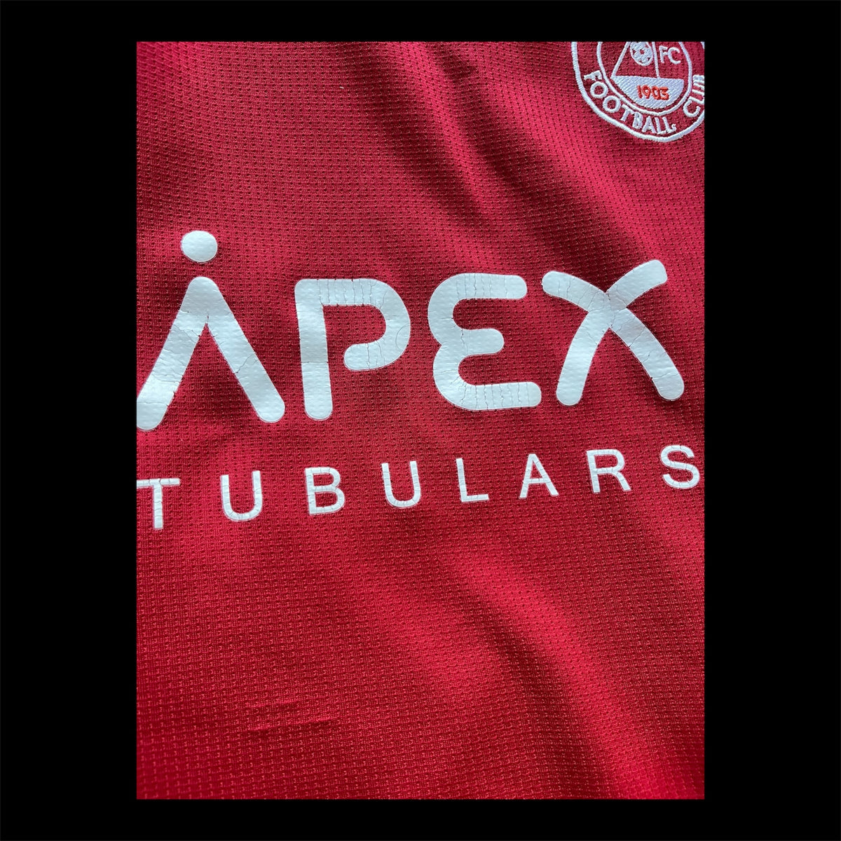 Aberdeen 2007/2008 Home Football Shirt Medium