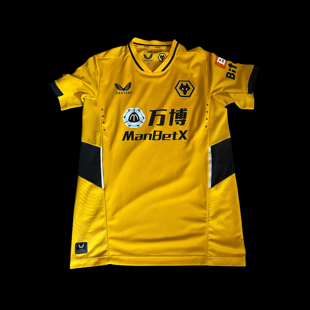 Wolverhampton Wanderers 2022/2023 Home Football Shirt Small - Signed