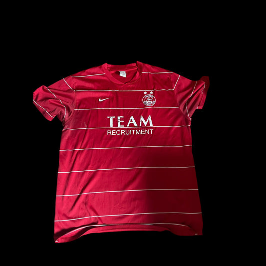 Aberdeen 2009/2010 Home Football Shirt Extra Large