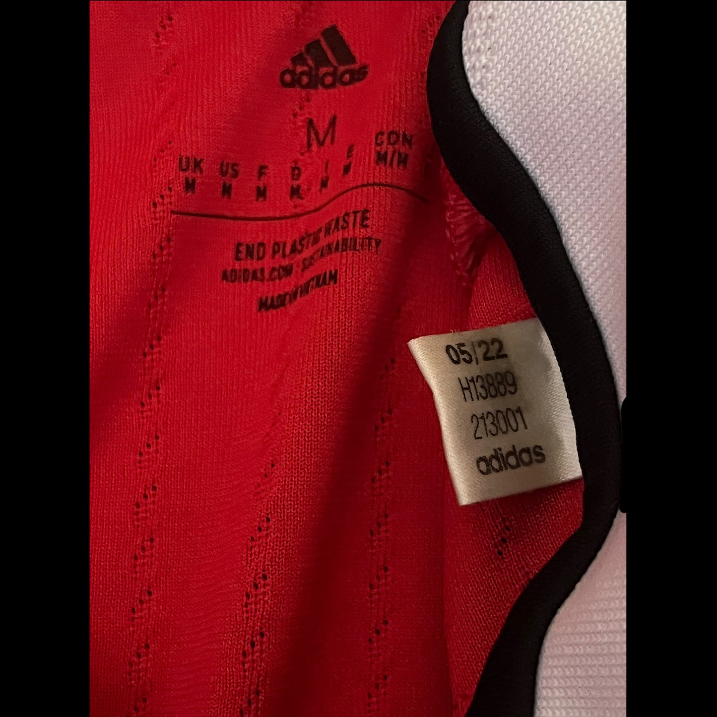 Manchester United 2022/2023 Home Football Shirt Medium - Heat.RDY