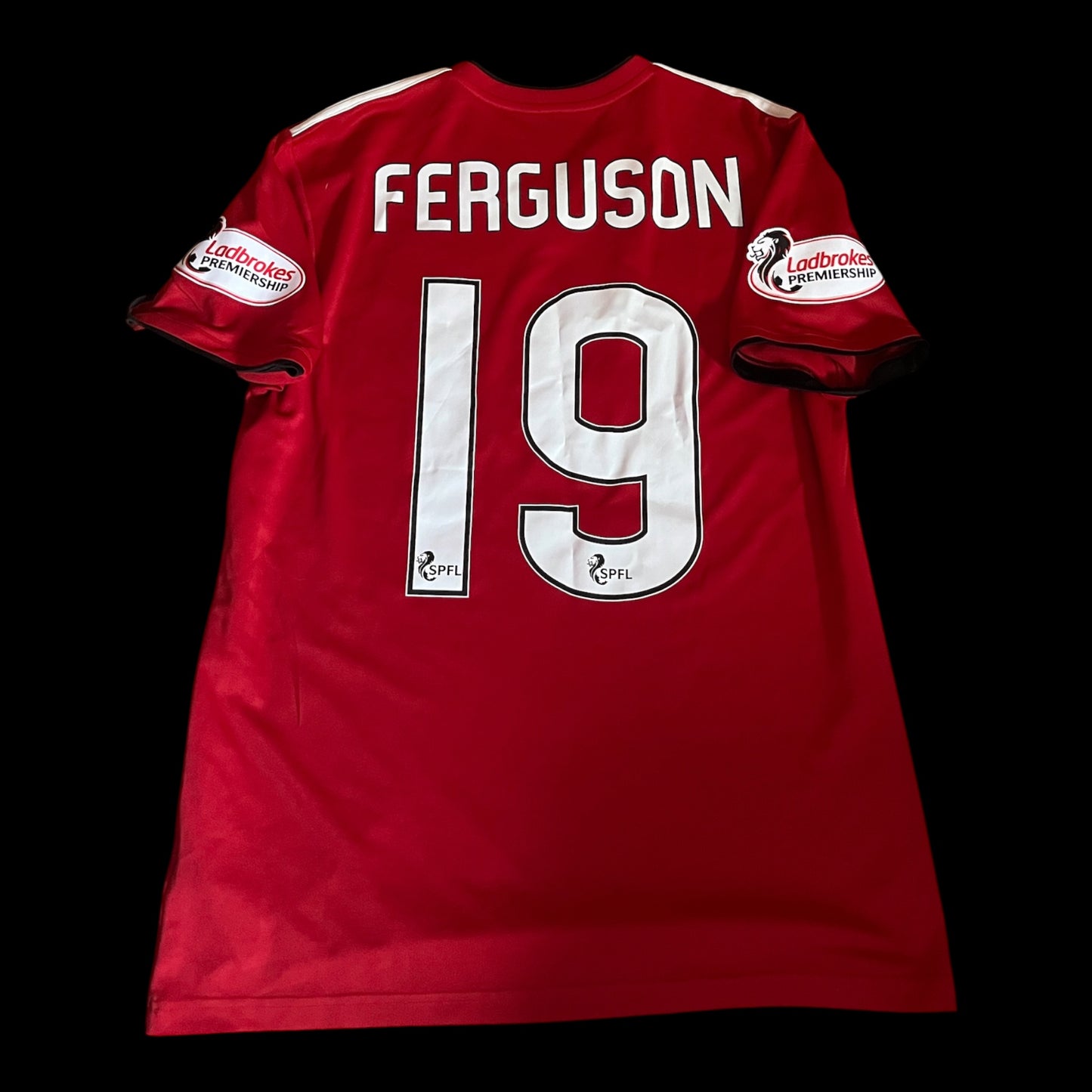Aberdeen 2018/2019 Home Football Shirt Medium - Lewis Ferguson