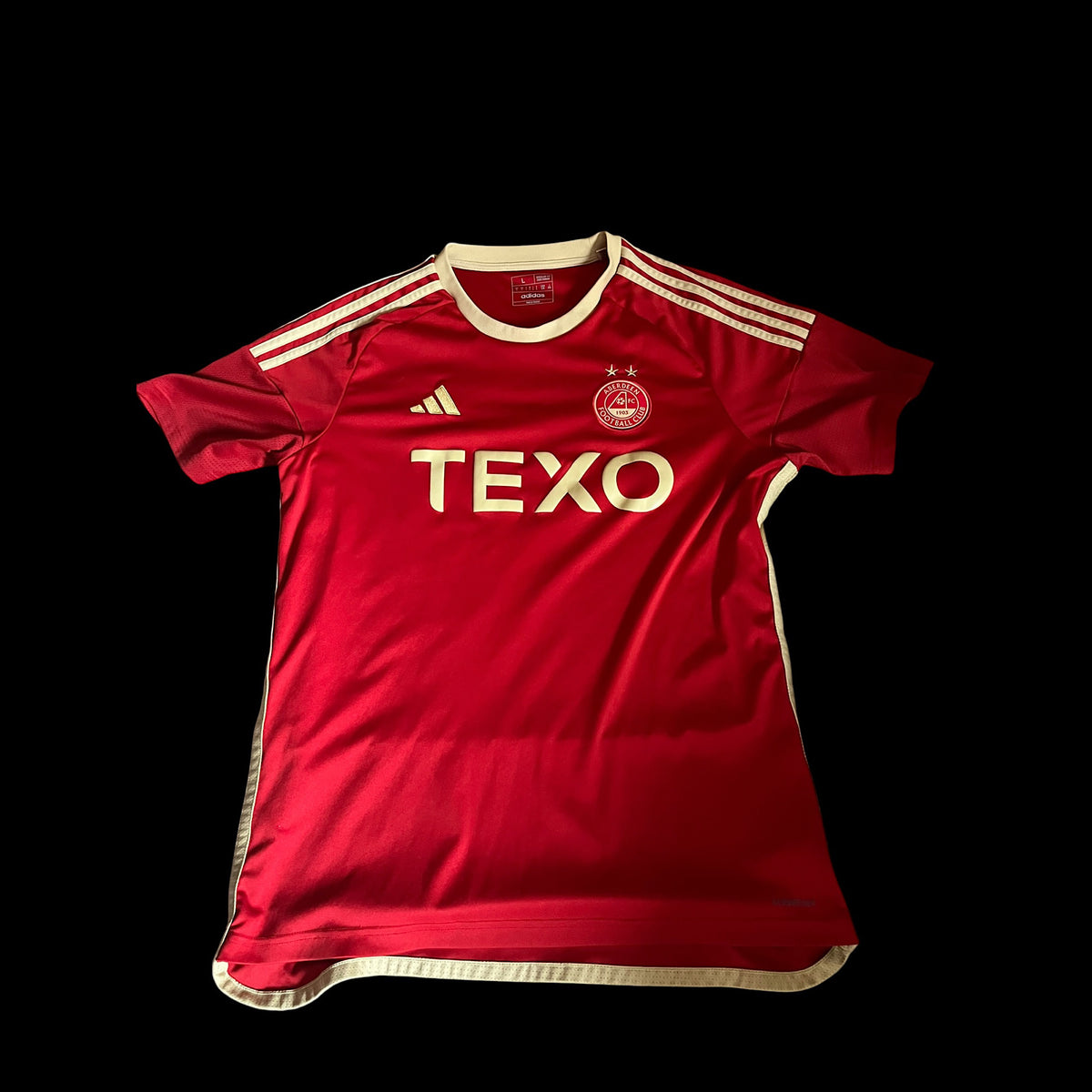 Aberdeen 2023/2024 Home Football Shirt Large