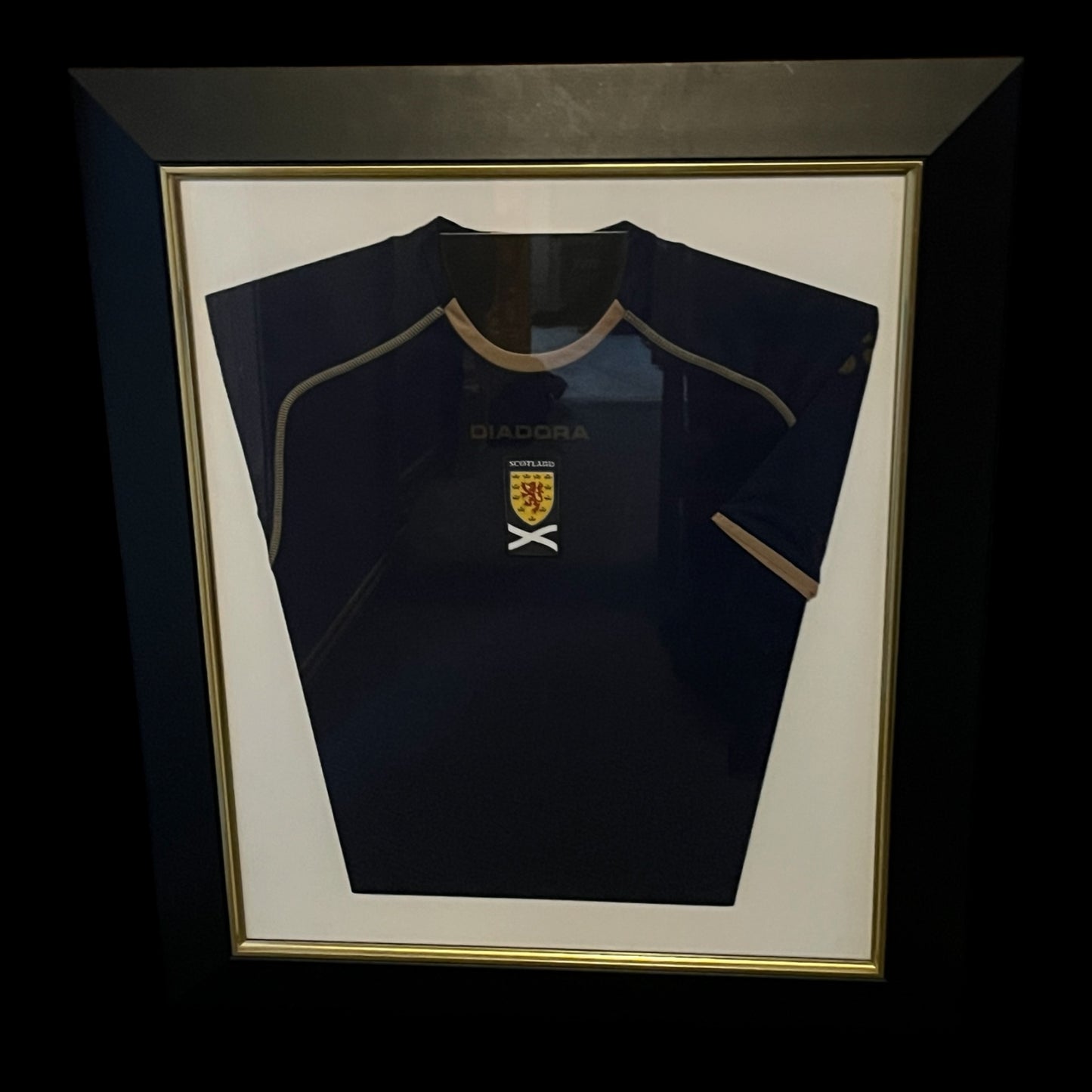 Scotland 2006/2007 Home Football Shirt - Andy Goram - Signed And Framed With COA