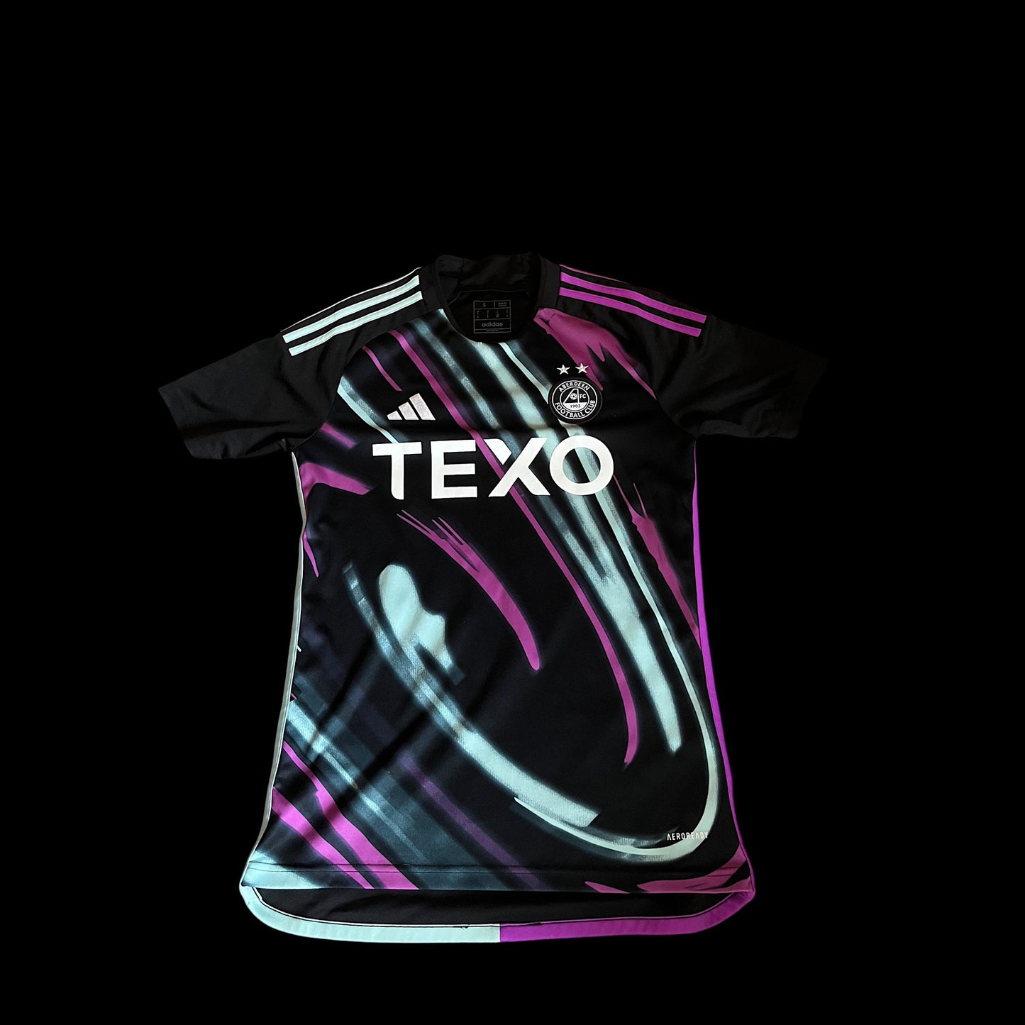 Aberdeen 2023/2024 Away Football Shirt Small - Northern Lights