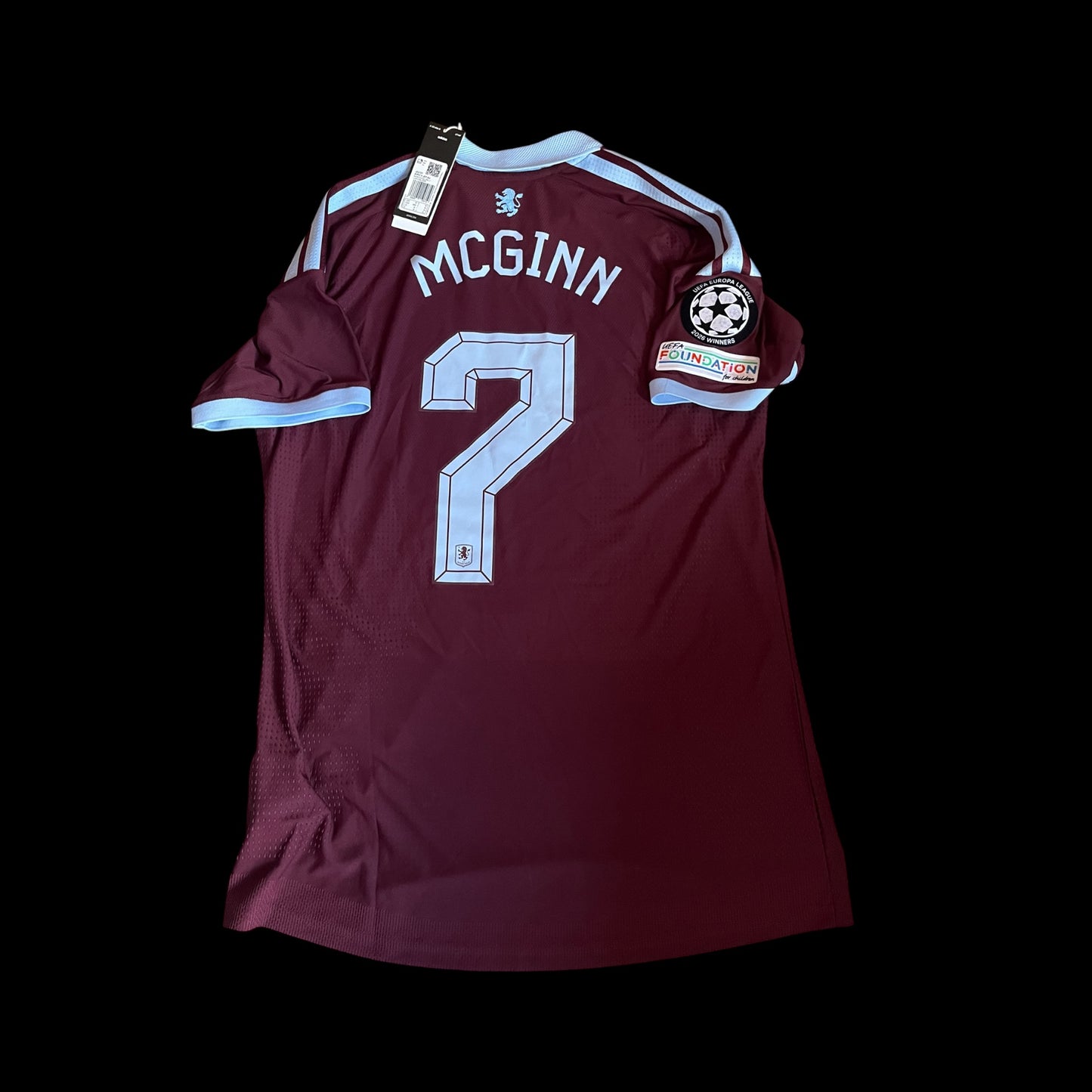 Aston Villa 2026/2027 Home Football Shirt Medium - John McGinn - Authentic Spec - BNWT