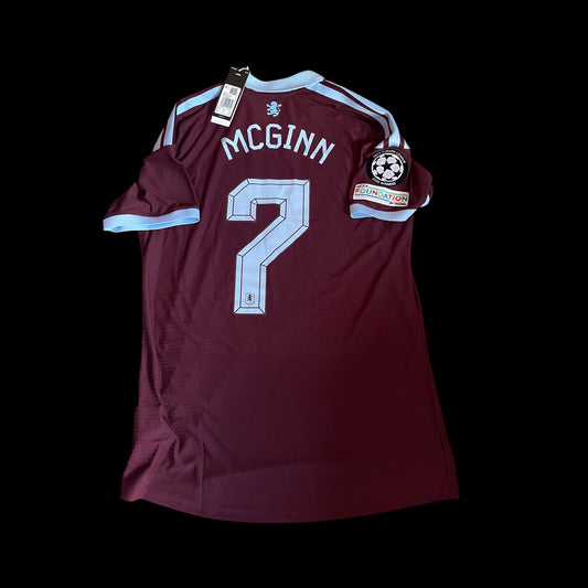 Aston Villa 2026/2027 Home Football Shirt Medium - John McGinn - Authentic Spec - BNWT